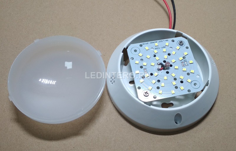 Светильник светодиодный ЖКХ серии Liga-110-48-IP20 с датчиком звука