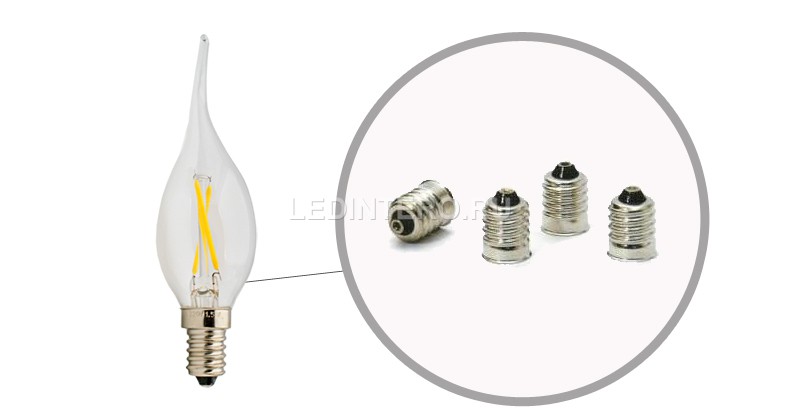 Светодиодные лампы серии LH- 02E14