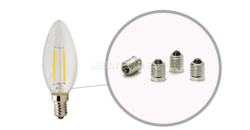 Светодиодные лампы серии LH- 02-1E14