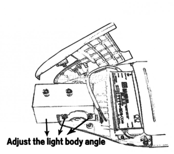 Корпус к светодиодному уличному светильнику LC-200-250 SAU