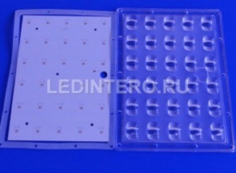 Комплектация алюминиевая плата + вторичная оптика UL LD5x6